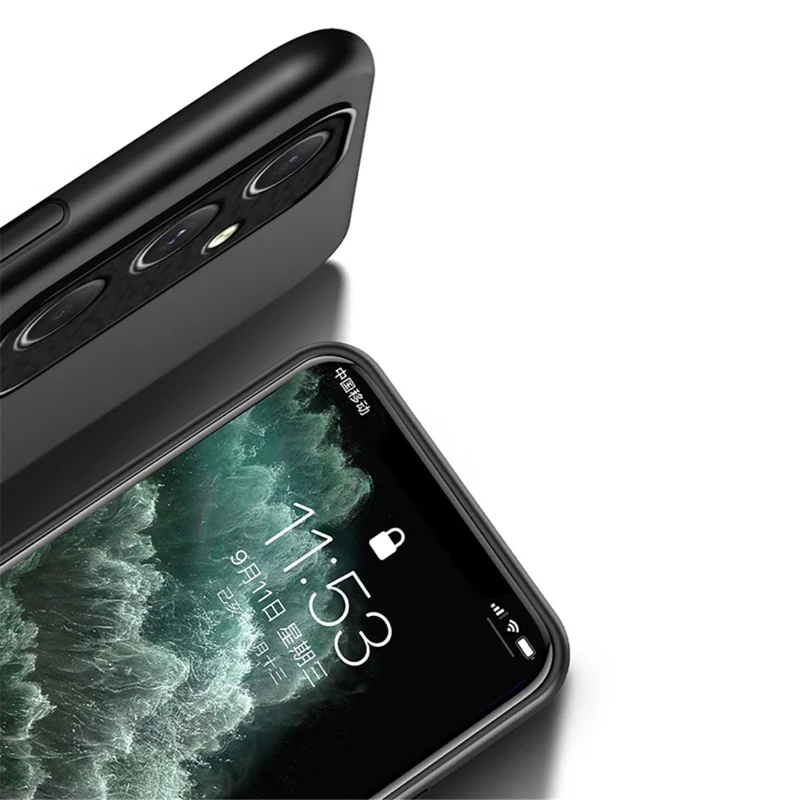 For Samsung Galaxy A55 5G Bagdæksel i PU+TPU+PC Stødfast Mobiltelefondæksel - Blå