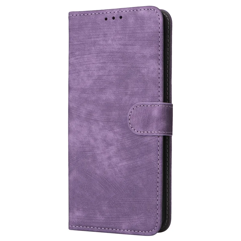 For Xiaomi Redmi Note 13 Pro 4G / Poco M6 Pro 4G / Note 14S 4G Case with Strap RFID Blocking PU Leather Cover Stand - Purple