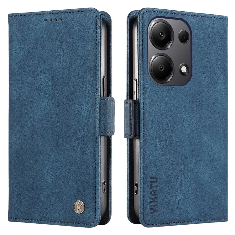 YIKATU YK-005 для Xiaomi Redmi Note 13 Pro 4G / Poco M6 Pro 4G Чехол-книжка - Синий