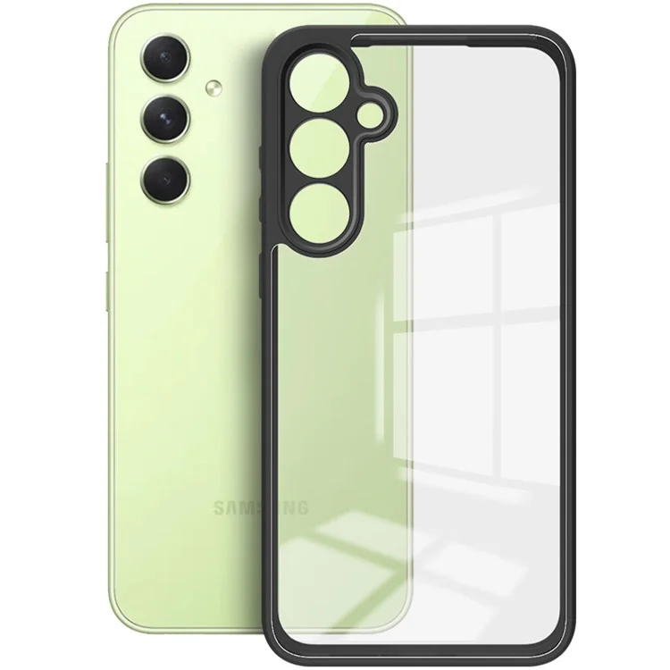 Étui pour téléphone portable IMAK UX-9A Series pour Samsung Galaxy A55 5G, couvercle arrière en TPU + PC HD transparent