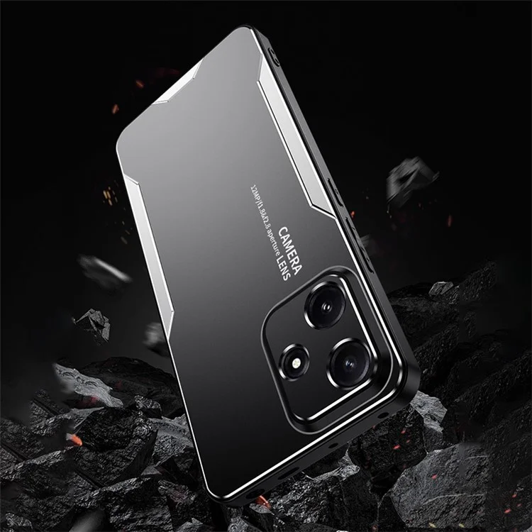 Pour Xiaomi Redmi Note 12R 5G Etui de protection en métal de qualité militaire Coque arrière - Or