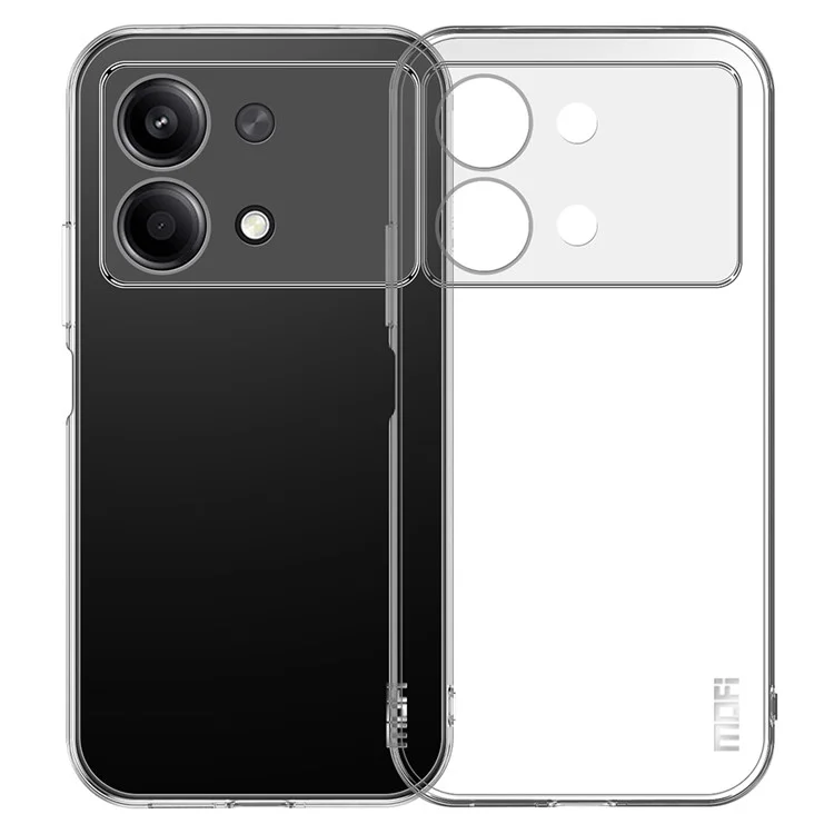 MOFI Für Xiaomi Redmi Note 13R Pro 5G TPU-Hülle, schlanke Passform, transparente Handyhülle