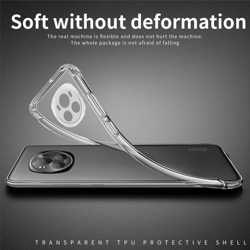 MOFI For Honor Magic6 5G Чехол для телефона Прозрачный мягкий защитный чехол TPU