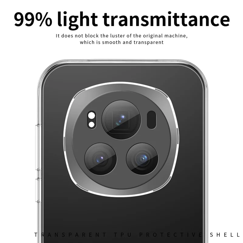 MOFI For Honor Magic6 5G Чехол для телефона Прозрачный мягкий защитный чехол TPU