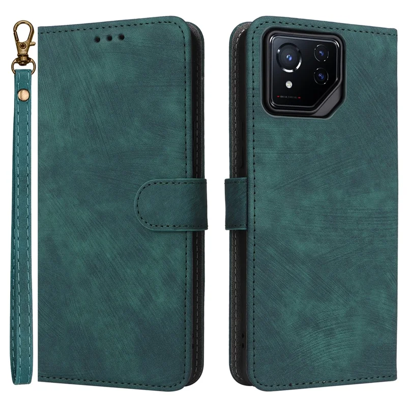 For Asus ROG Phone 8 5G / ROG Phone 8 Pro 5G Wallet Phone Case RFID Blocking PU Leather Cover - Green