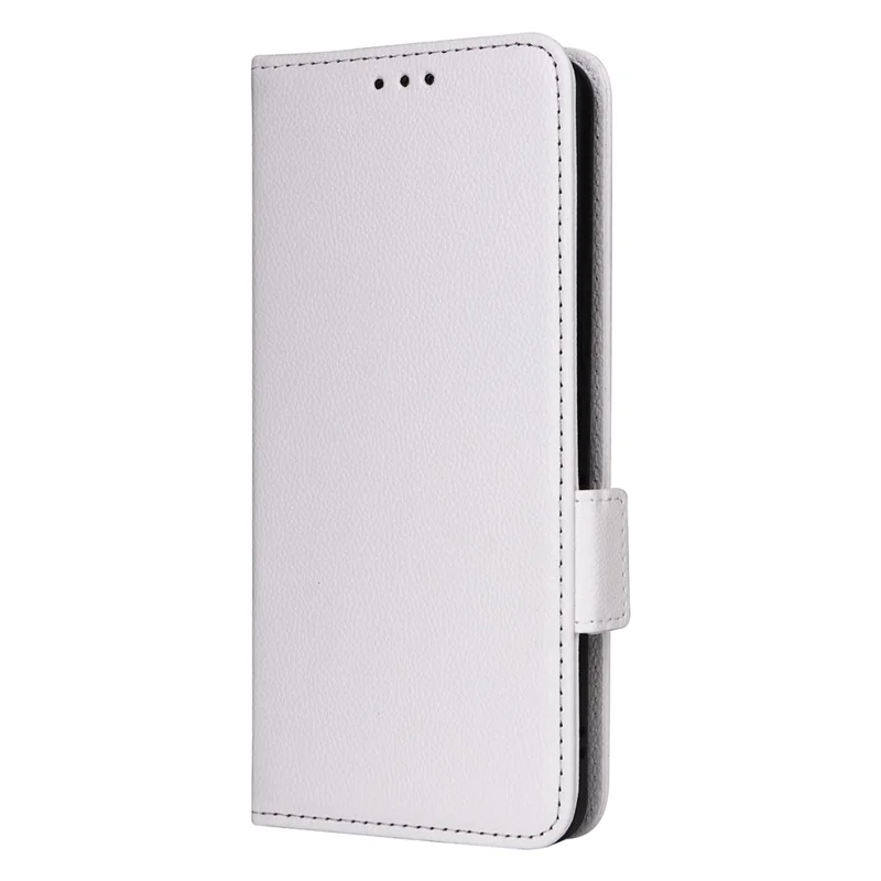 For Asus ROG Phone 8 5G / ROG Phone 8 Pro 5G Case with Wrist Strap Litchi Texture PU Leather Wallet Phone Cover - White