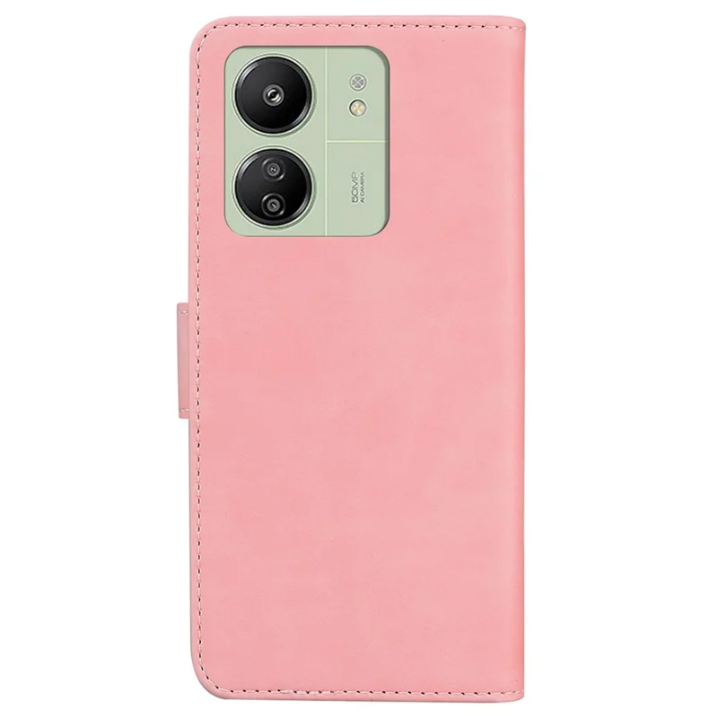 For Xiaomi Redmi 13C 4G / 13C 5G / Poco C65 4G / Poco M6 5G / 13R 5G Case Wallet Leather Phone Cover - Pink