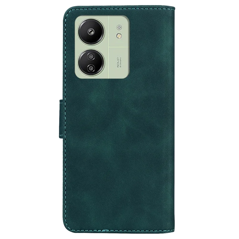For Xiaomi Redmi 13C 4G / 13C 5G / Poco C65 4G / Poco M6 5G / 13R 5G Case Wallet Leather Phone Cover - Green