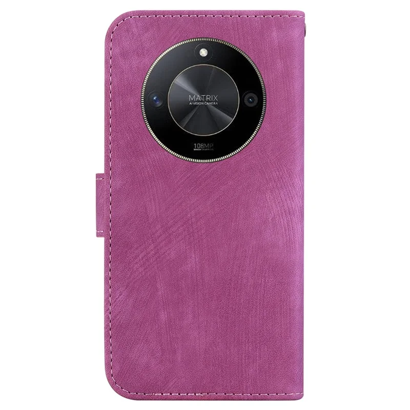 Per Honor X9b 5G / Magic6 Lite 5G Case Wallet Phone Cover Imprinted Tiger Pattern - Rose