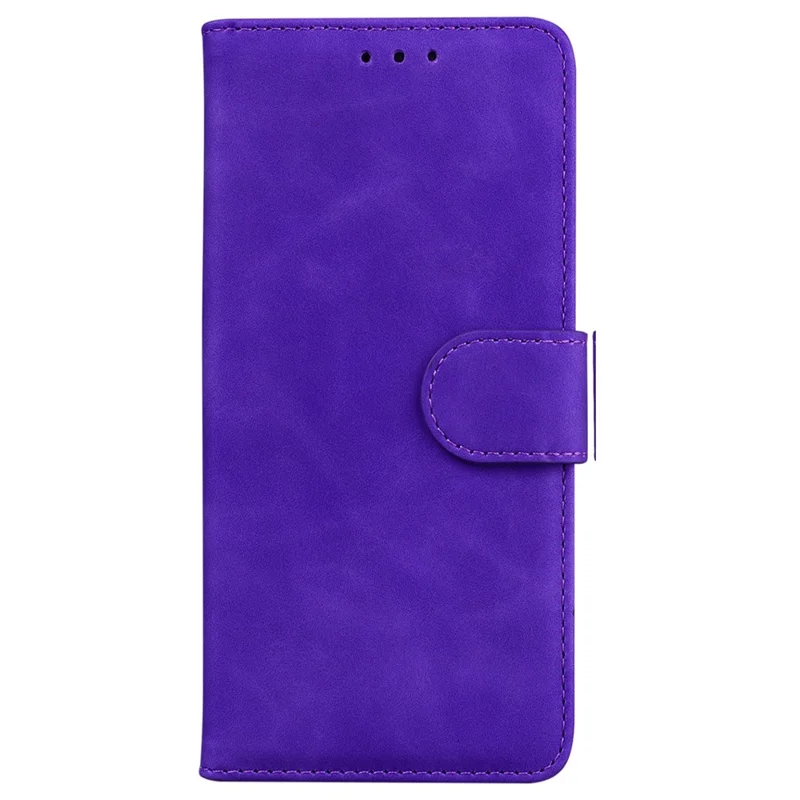 For TECNO Spark Go 2024 4G / Spark 20 / Spark 20C / Pop 8 Phone Cover Solid Color Shockproof Leather Case - Purple