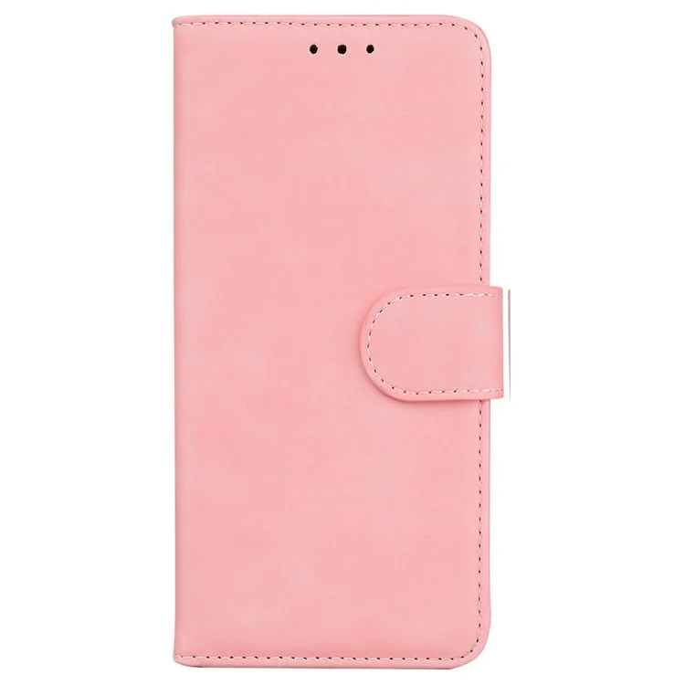 For TECNO Spark Go 2024 4G / Spark 20 / Spark 20C / Pop 8 Phone Cover Solid Color Shockproof Leather Case - Pink