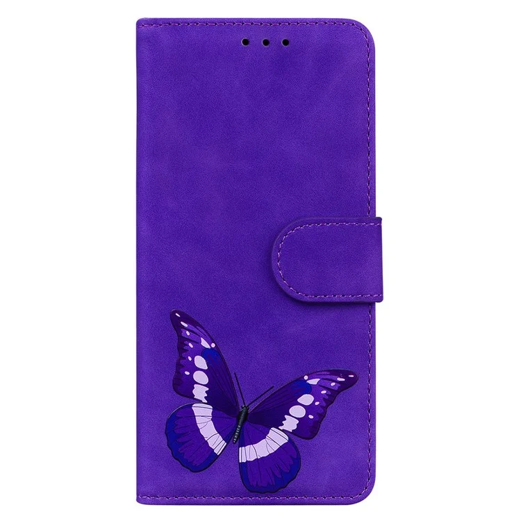For TECNO Spark Go 2024 4G / Spark 20 / Spark 20C / Pop 8 Cover Anti-Drop Butterfly Printing Phone Case - Purple