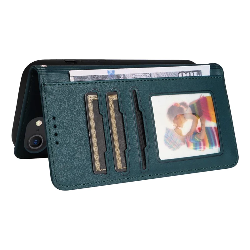 For iPhone 6 / 6s / 7 / 8 4.7 inch / SE (2022) / SE (2020) Magnetic Case BETOPNICE Detachable PU Leather Phone Cover with Strap - Blue
