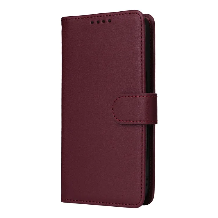 BETOPNICE 005 Чехол для iPhone 11 Съемный 2-в-1 Чехол-книжка - Вино Красный