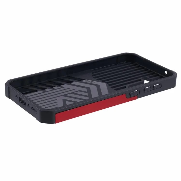 Funda con soporte y tapa para objetivo para Samsung Galaxy A35 5G - Rojo