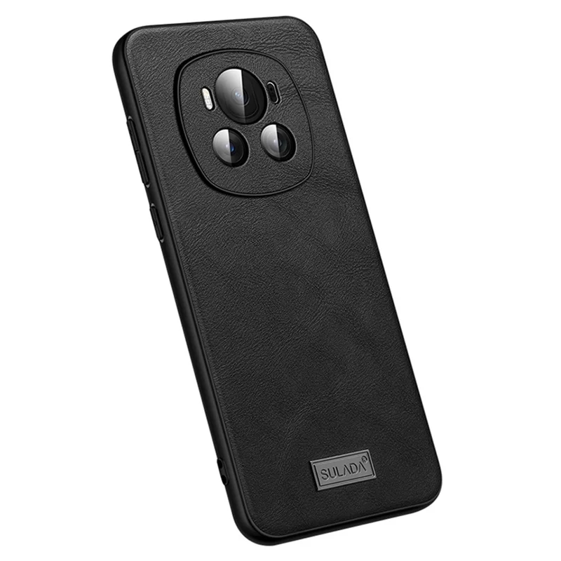 SULADA For Honor Magic5 Case PU Leather+TPU+PC Anti-scratch Phone Cover - Blue