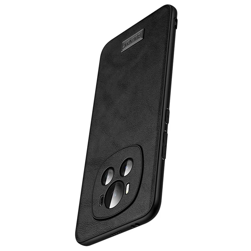 SULADA For Honor Magic5 Case PU Leather+TPU+PC Anti-scratch Phone Cover - Blue