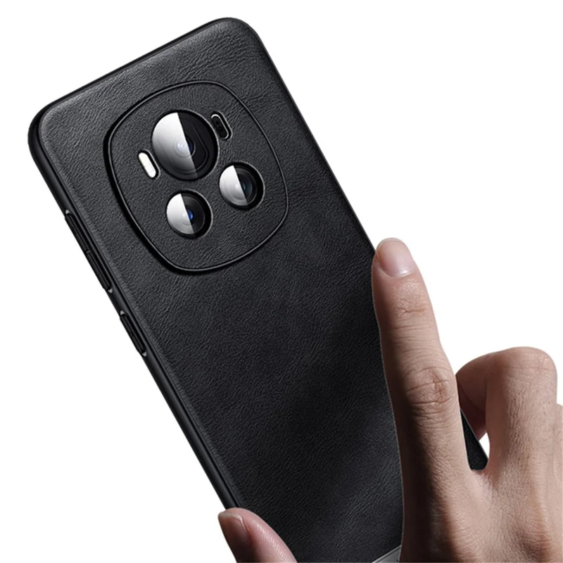 SULADA For Honor Magic6 5G Phone Case Anti-scratch PU Leather Back Cover - Brown