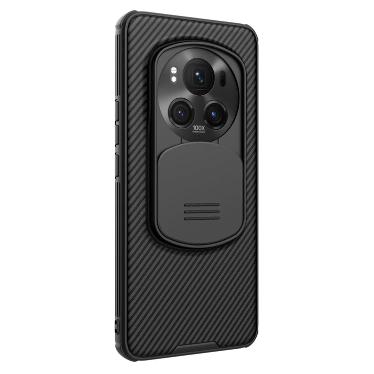 NILLKIN CamShield Pro Series For Honor Magic6 Pro 5G Phone Case with Slide Lens Cover - Black