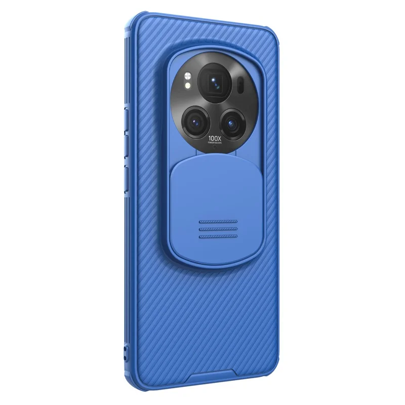 NILLKIN CamShield Pro Series For Honor Magic6 Pro 5G Phone Case with Slide Lens Cover - Blue