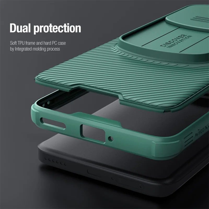 NILLKIN CamShield Pro Series For Honor Magic6 Pro 5G Phone Case with Slide Lens Cover - Blue