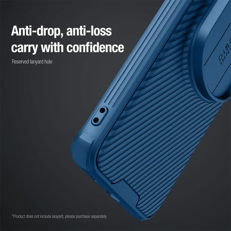NILLKIN CamShield Pro Series For Honor Magic6 Pro 5G Phone Case with Slide Lens Cover - Blue
