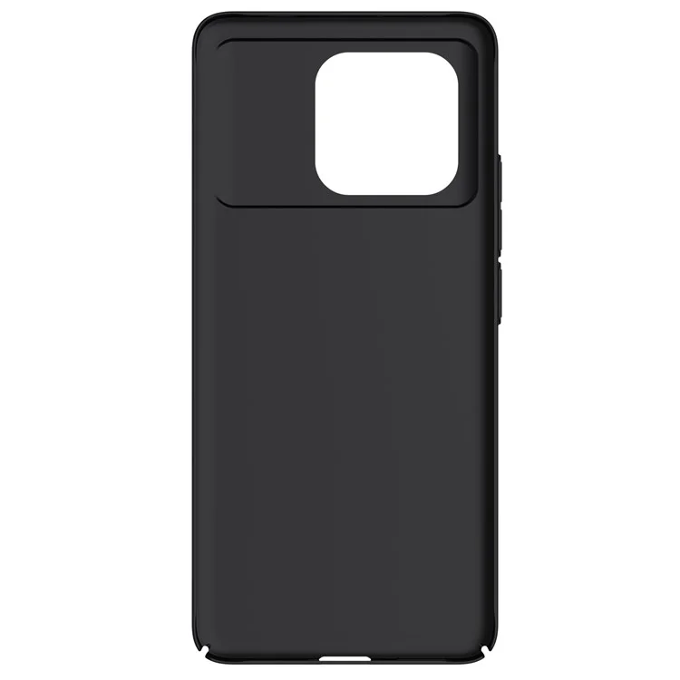 Case de Bouclier Givré de Nillkin Pour Xiaomi Redmi K70E 5G / Couverce Poco X6 Pro 5G Hard PC Phone - Noir