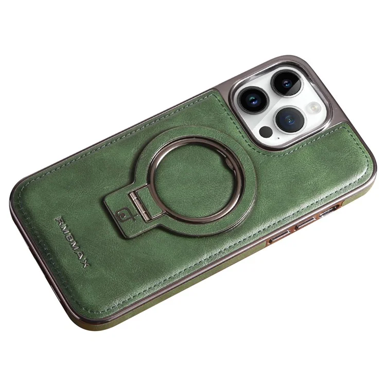 RMBMAX For iPhone 12 Pro 6.1 inch Kickstand Case Shockproof Phone Shell Compatible with MagSafe - Green