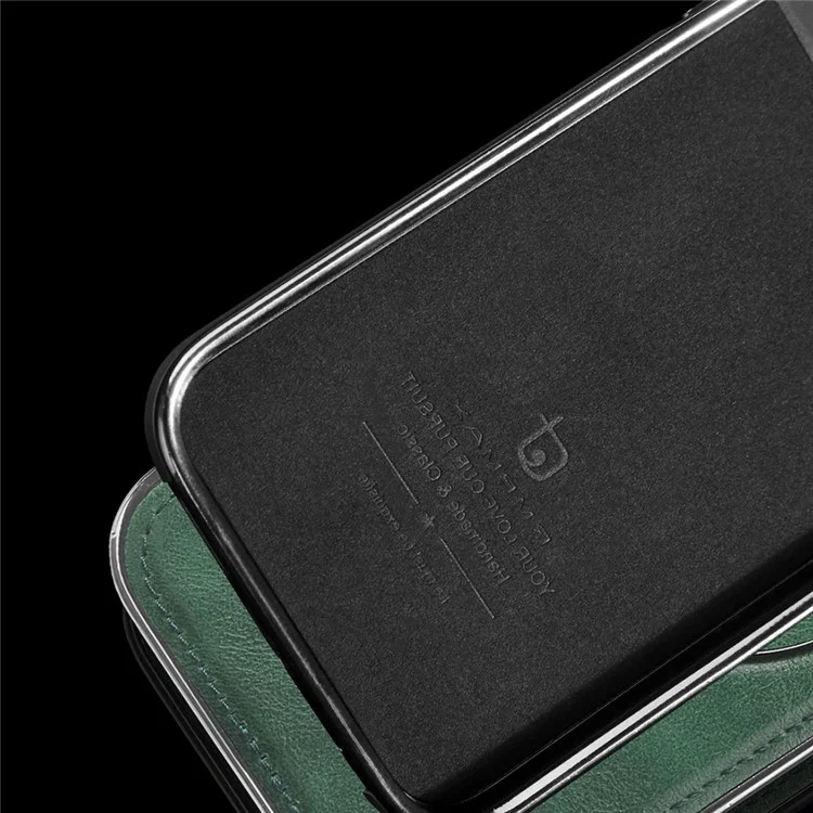 RMBMAX Shockproof Case for iPhone 15 Pro Max Electroplating Kickstand Magnetic Phone Shell - Brown