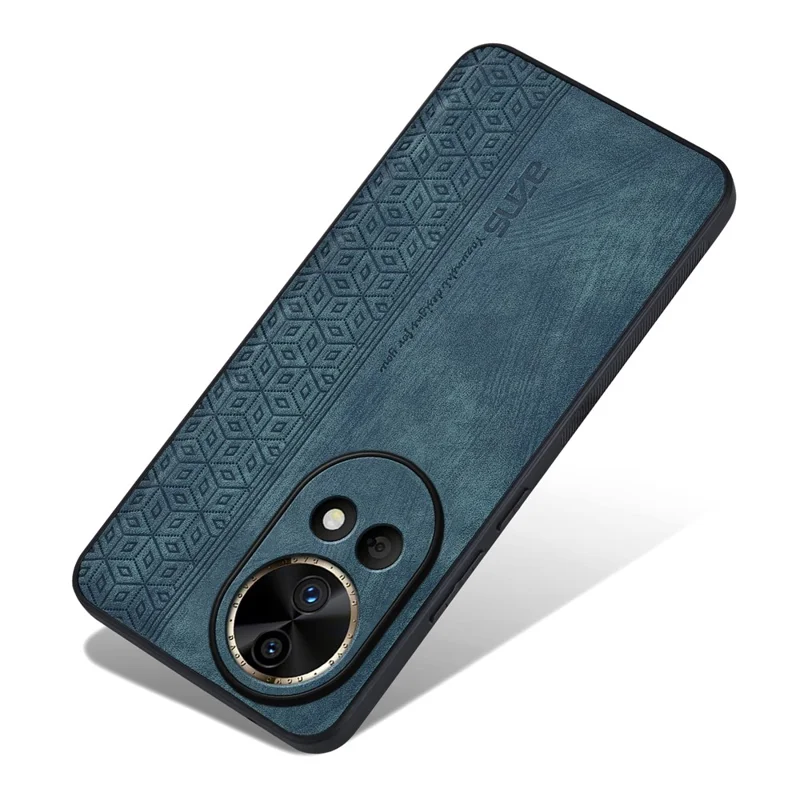 AZNS For Huawei nova 12 Pro 5G Cell Phone Case Anti-scratch PU Leather Coated TPU Back Cover - Green