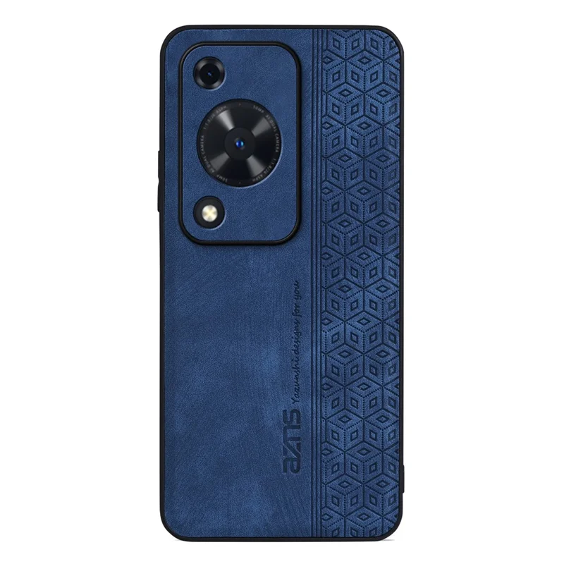 AZNS For Huawei Enjoy 70 4G / nova Y72 4G Case Imprinted PU Leather+TPU Protective Phone Cover - Blue