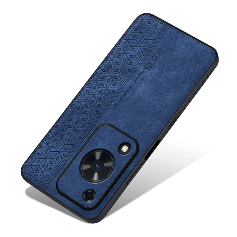 AZNS For Huawei Enjoy 70 4G / nova Y72 4G Case Imprinted PU Leather+TPU Protective Phone Cover - Blue