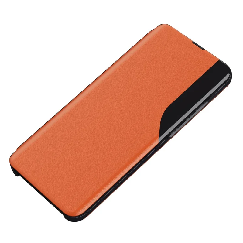 Для Xiaomi Redmi Note 13 Pro 5G / Poco X6 5G Чехол с окном для просмотра Противоударный Чехол-подставка - Оранжевый