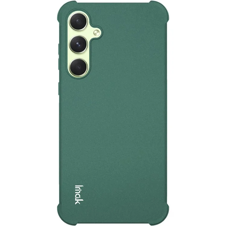 IMAK For Samsung Galaxy A55 5G Case Airbag Corner Matte TPU Phone Cover - Green