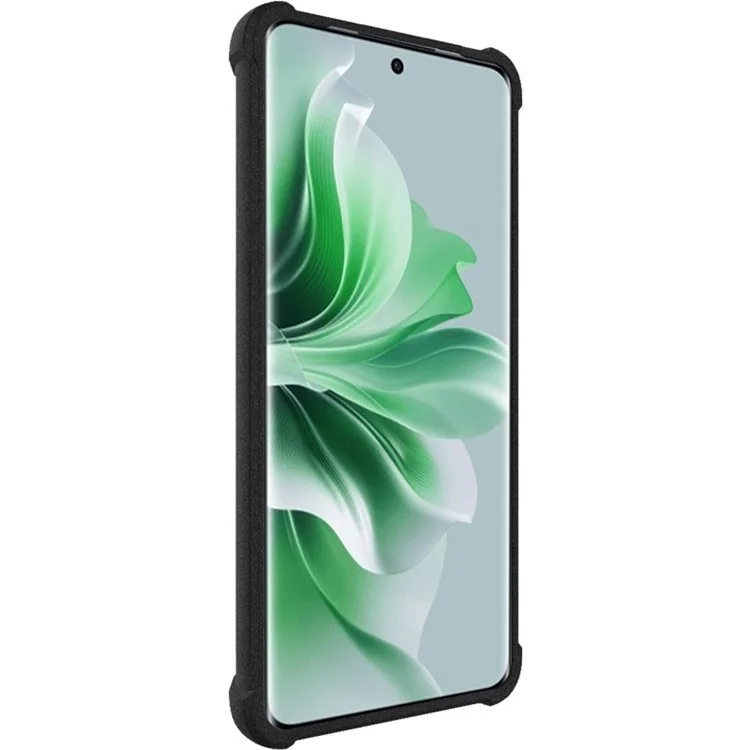 IMAK For Oppo Reno11 5G (Global) TPU Case Airbag Corner Matte Finish Phone Cover - Black