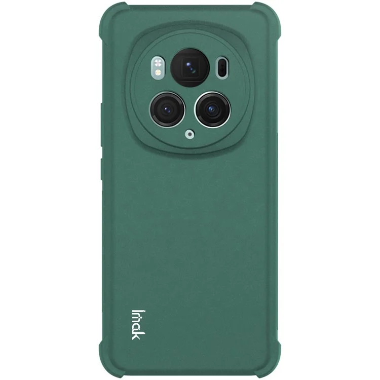 IMAK Pour Honor Magic6 Pro 5G Étui TPU Anti-chute Couverture de téléphone mate - Vert 