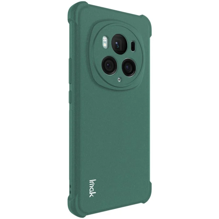 IMAK Pour Honor Magic6 Pro 5G Étui TPU Anti-chute Couverture de téléphone mate - Vert 