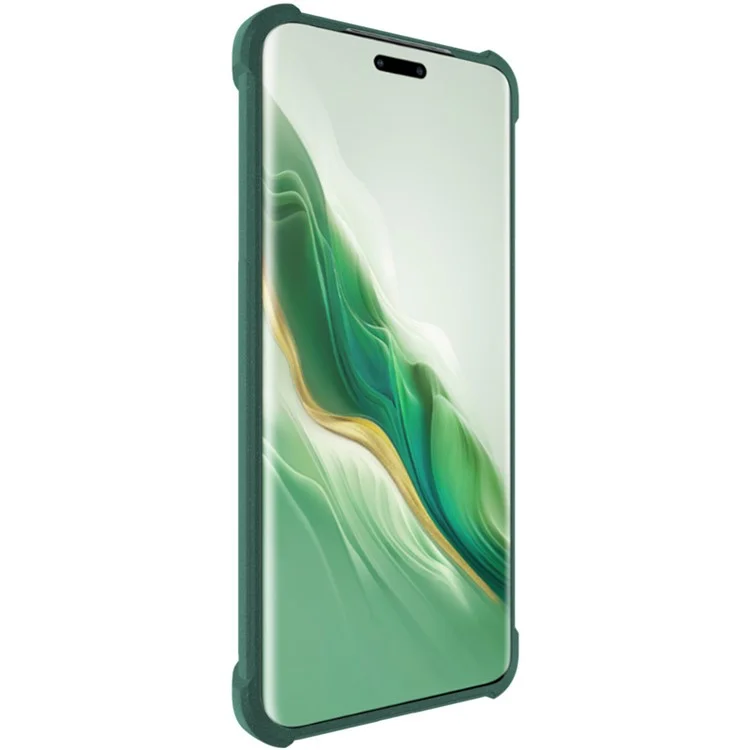 IMAK Pour Honor Magic6 Pro 5G Étui TPU Anti-chute Couverture de téléphone mate - Vert 