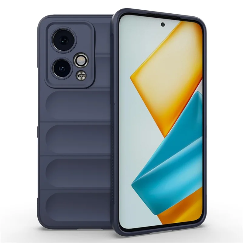 For Honor 90 GT 5G Cell Phone Case Scratch Resistant Soft TPU Phone Back Cover - Dark Blue