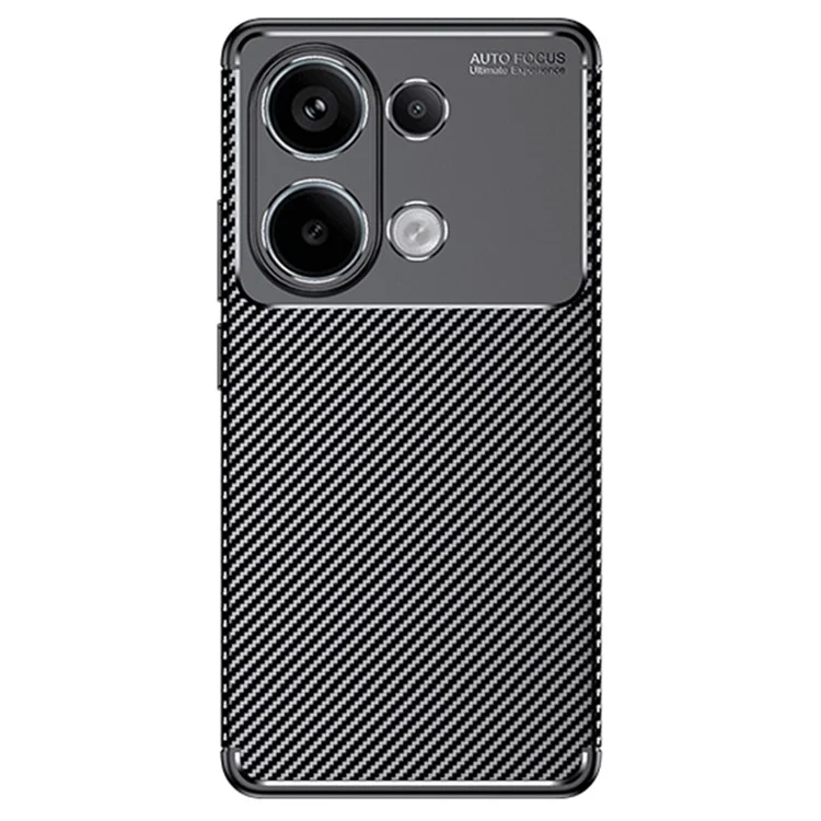 Para Xiaomi Redmi Nota 13 Pro 4g / Poco M6 Pro 4G TPU Case Textura Textura de Fibra de Carbona