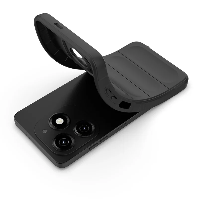 For TECNO Spark 20 Case Drop-Resistant TPU Phone Back Shell - Light Purple