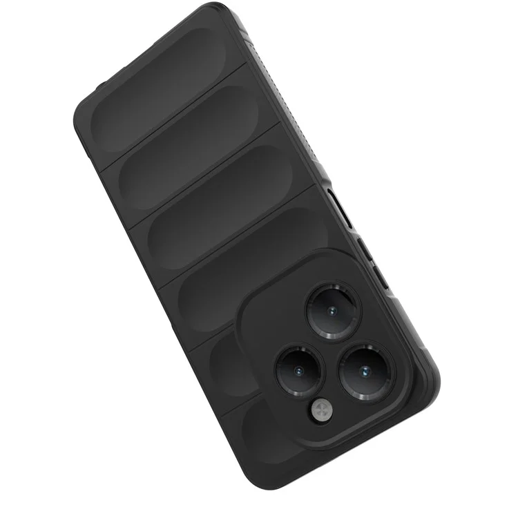 For Infinix Hot 40 / Hot 40 Pro Phone Case Precise Cutouts Lens TPU Protection Cover - Black