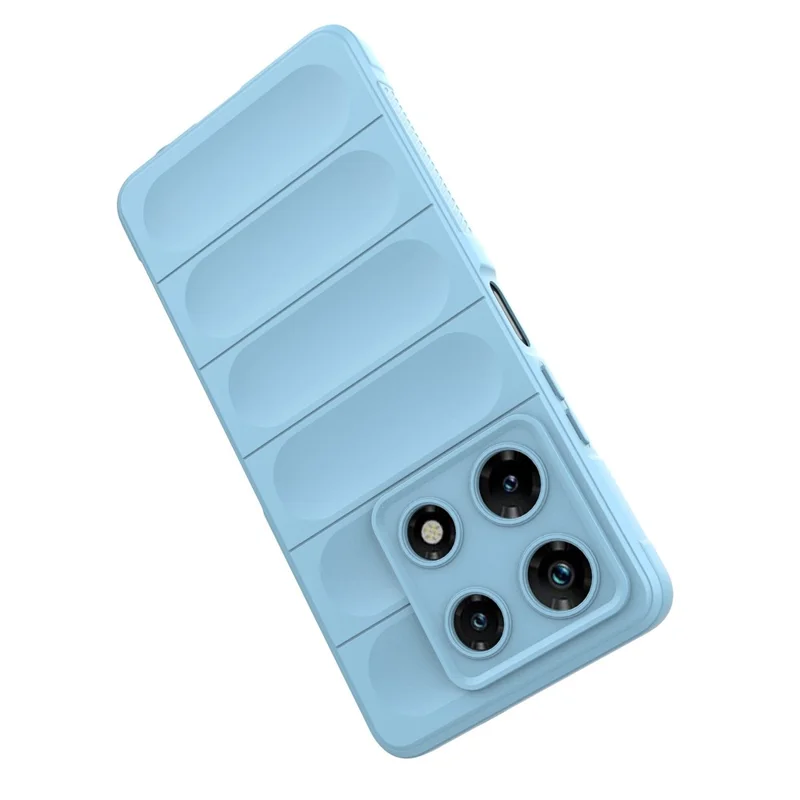 For Infinix Note 30 Pro 4G Cell Phone Case Solid Color TPU Rugged Protective Cover - Baby Blue