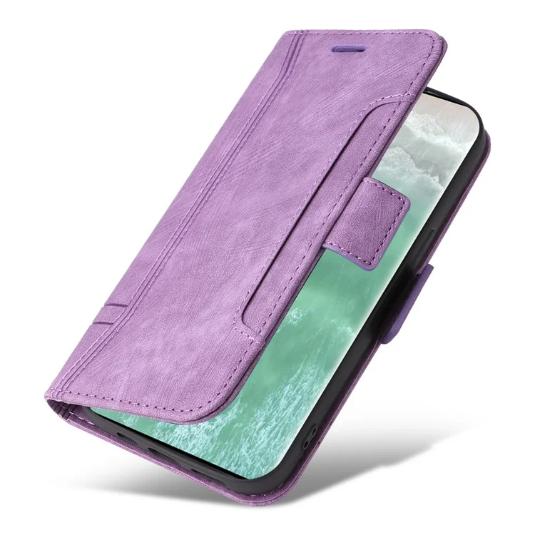 BETOPNICE 001 for Oppo Reno11 5G (Global) Case Shockproof Folding Wallet Phone Cover - Purple