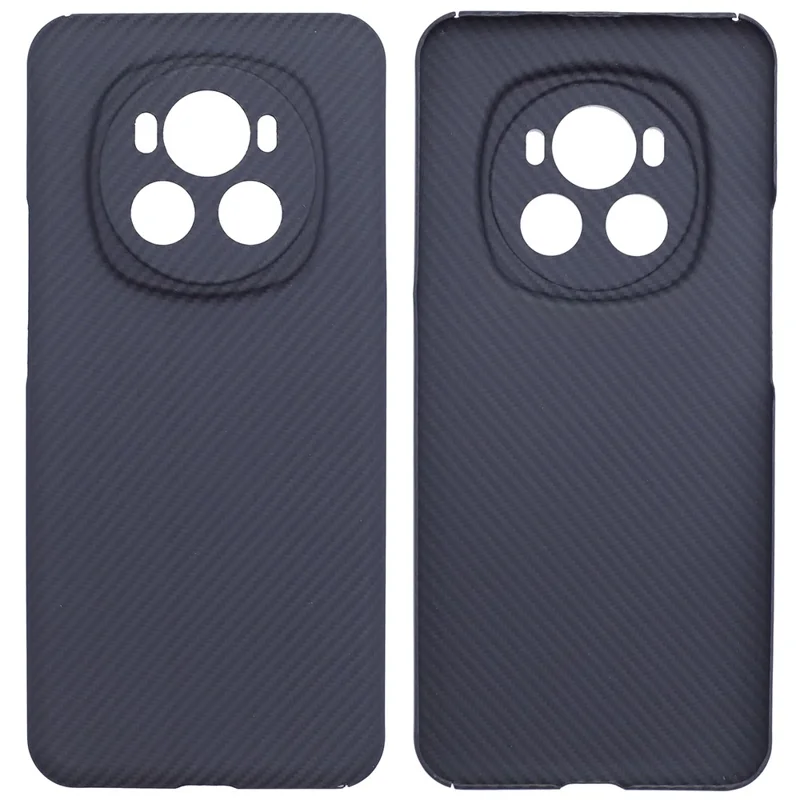 For Honor Magic6 5G Cases 600D Textured Aramid Fiber Black Cell Phone Cover (Precise Lens Hole)
