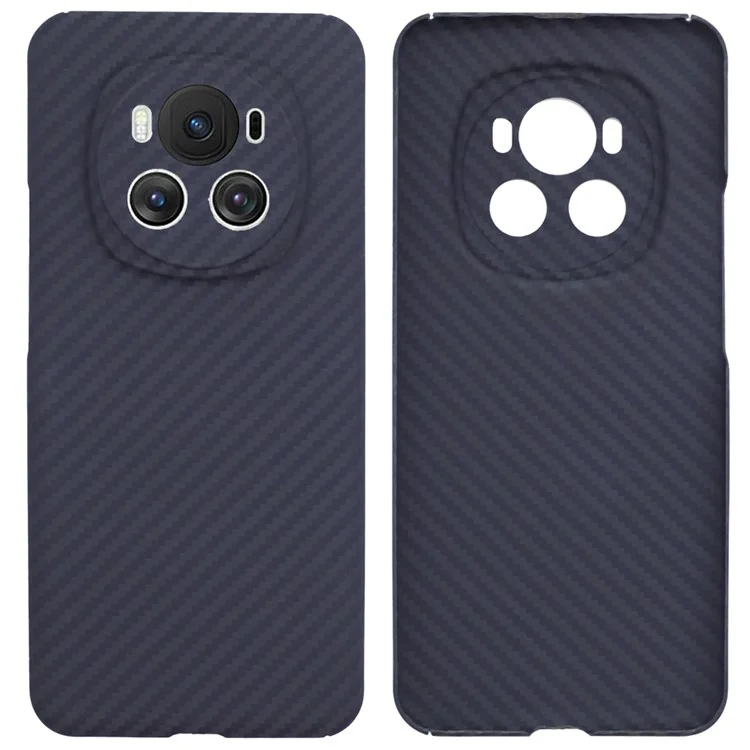 For Honor Magic6 5G Case 1500D Kohlefaser-Textur Aramid-Faser Handyhülle, Schwarz