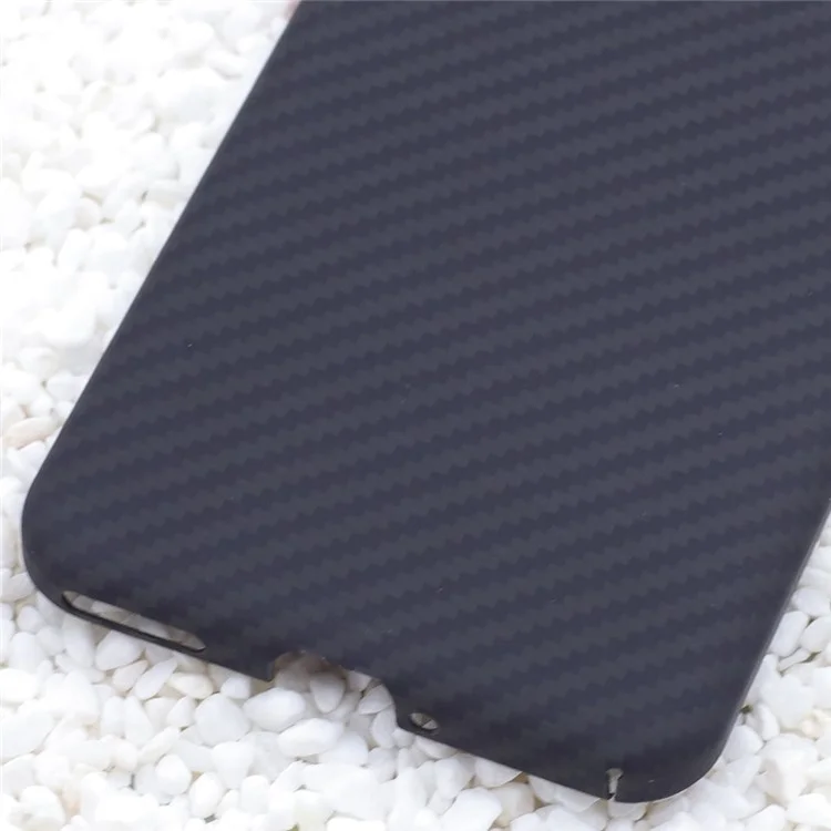 For Honor Magic6 5G Case 1500D Kohlefaser-Textur Aramid-Faser Handyhülle, Schwarz