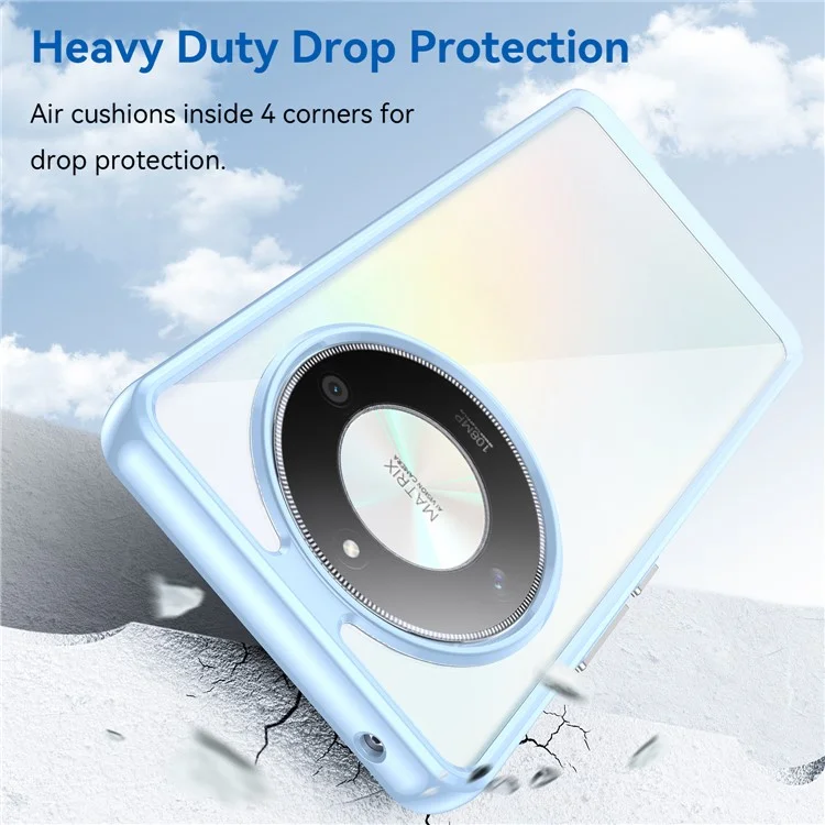 For Honor Magic6 Lite 5G / X50 5G / X50 GT 5G / X50 Pro 5G / X9b 5G Hülle Klare Handyhülle - Blau