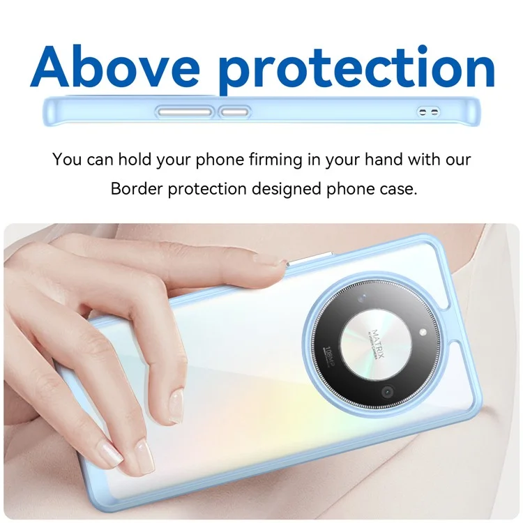 For Honor Magic6 Lite 5G / X50 5G / X50 GT 5G / X50 Pro 5G / X9b 5G Hülle Klare Handyhülle - Blau