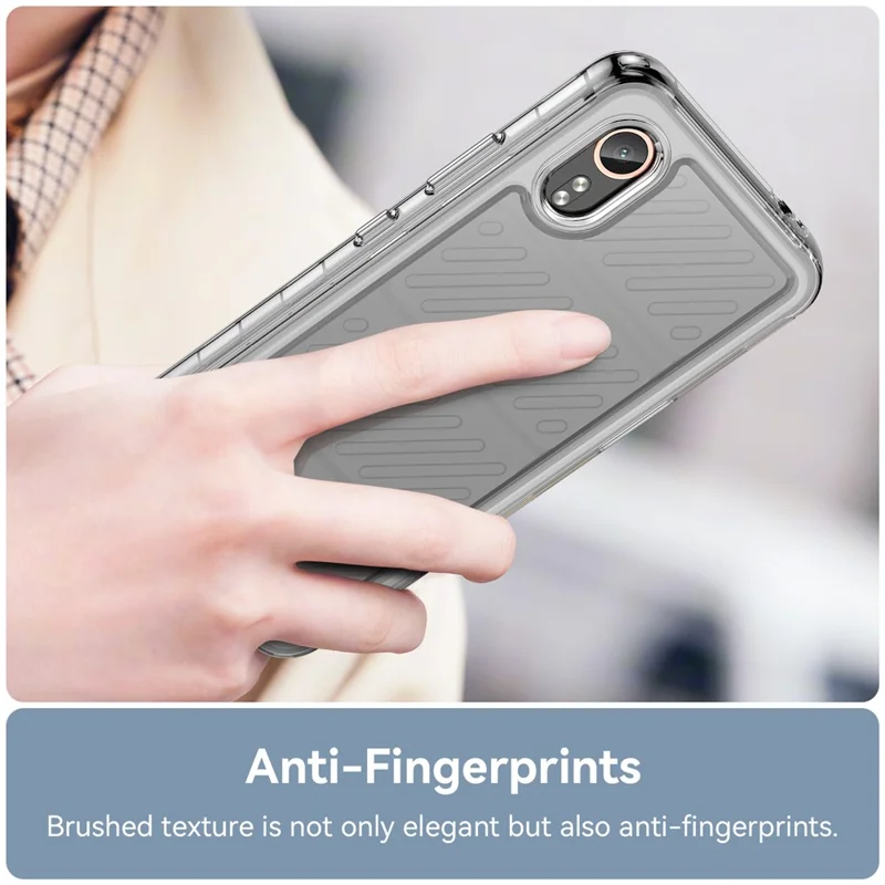For Samsung Galaxy Xcover7 Phone Case Anti-drop TPU + Acrylic Cover - Transparent